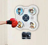 Боксерський тренажер музичний дитячий Тренажер для розвитку реакції Подарунок для дітей бокс Мішень для боксу, фото 3