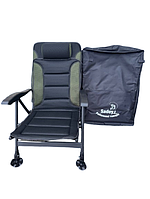 Крісло коропове стілець розкладний зелений