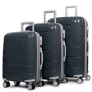 PODIUM Дорожня Валіза 31 ABS-пластик FASHION 810 dark-grey