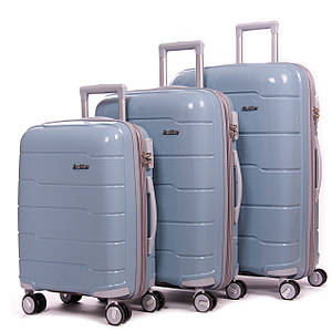 PODIUM Дорожня Валіза 31 ABS-пластик FASHION PP-1 810 grey-blue