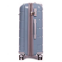 PODIUM Дорожня Валіза 31 ABS-пластик FASHION PP-1 810 grey-blue, фото 5