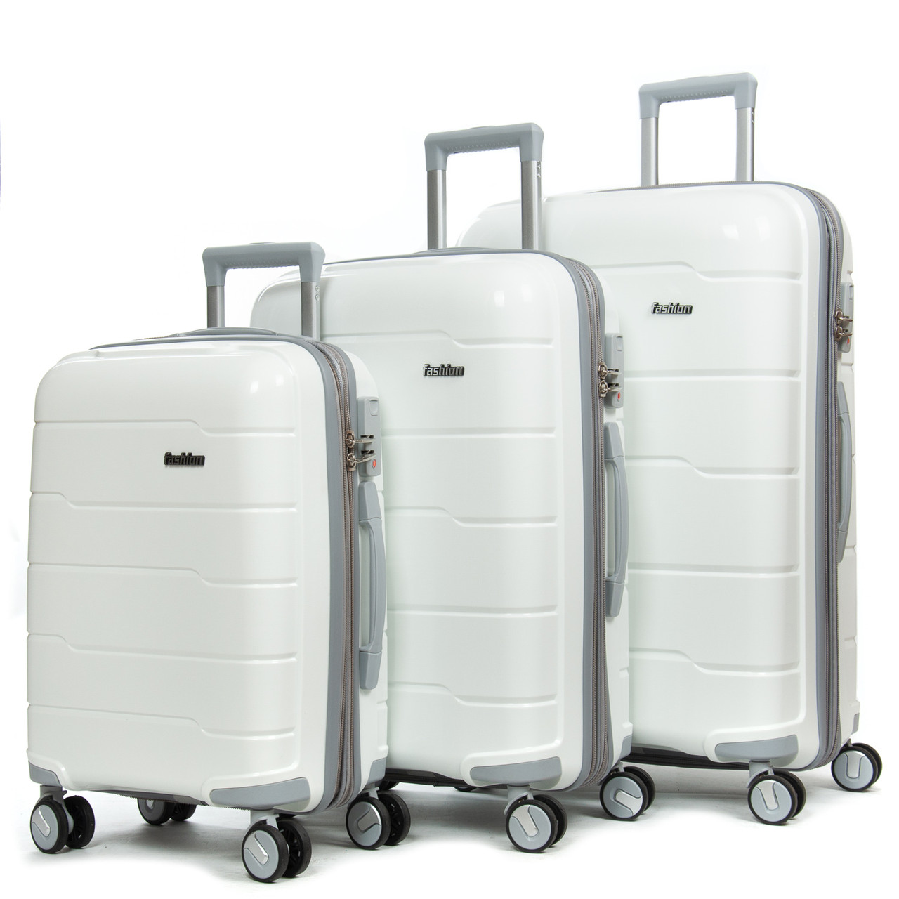 PODIUM Дорожня Валіза 31 ABS-пластик FASHION 810 white