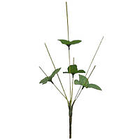 Ніжка букетна 6-ка з листом, 35см