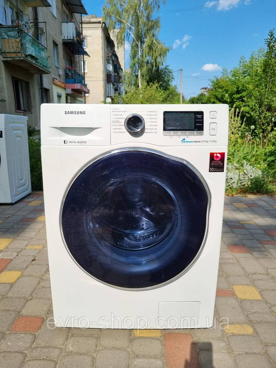 Б/У Пральна сушильна машина Samsung з Німеччини! 8/5 кг! WD80J6A00AW/, фото 1