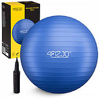 М'яч для фітнесу (фітбол) 4FIZJO 65 см Anti-Burst Blue (P-5907222931493)