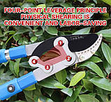 Сучкоріз для обрізки гілок професійний, телескопічні ручки 700-980 мм + маска у комплекті, фото 6