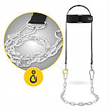 Тренажер для м'язів шиї 4FIZJO з ланцюгом Black (P-5905973402095), фото 6