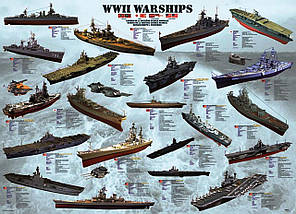 Пазли 1000 елементів Кораблі 2-ї Світової війни Eurographics 6000-0133