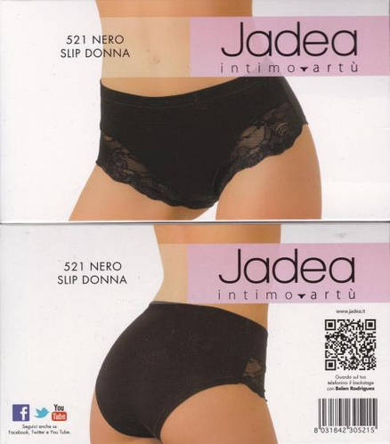 Жіночітрусисліпимодал/бавовназмереживомJadea521Чорний,XXL