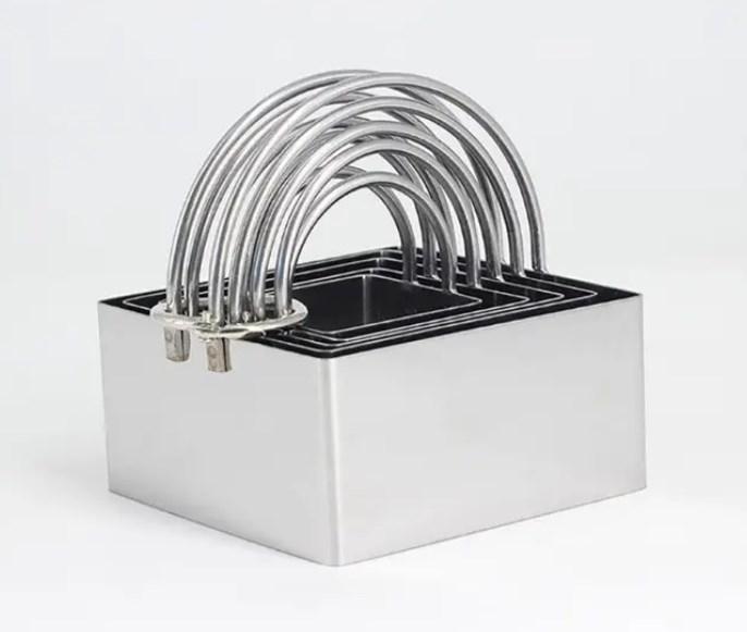 Форма кондитерська Empire квадратна 5 штук неіржавка сталь (7810 EM), фото 1