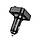 АЗП з FM-модулятором HOCO E85 Tiger PD20W+QC3.0 car BT FM transmitter Black, фото 4