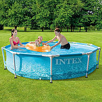 Каркасний басейн Intex 28206 (76*305 см., об'єм: 4485 л., серія: Metal Frame) [Склад зберігання: Одеса №2]