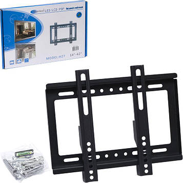 Кронштейн для телевізора кріплення для тв діагональ 14"-42" вага до 25 кг