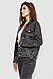 Куртка жіноча джинсова, колір сірий, 255RA2300, фото 3
