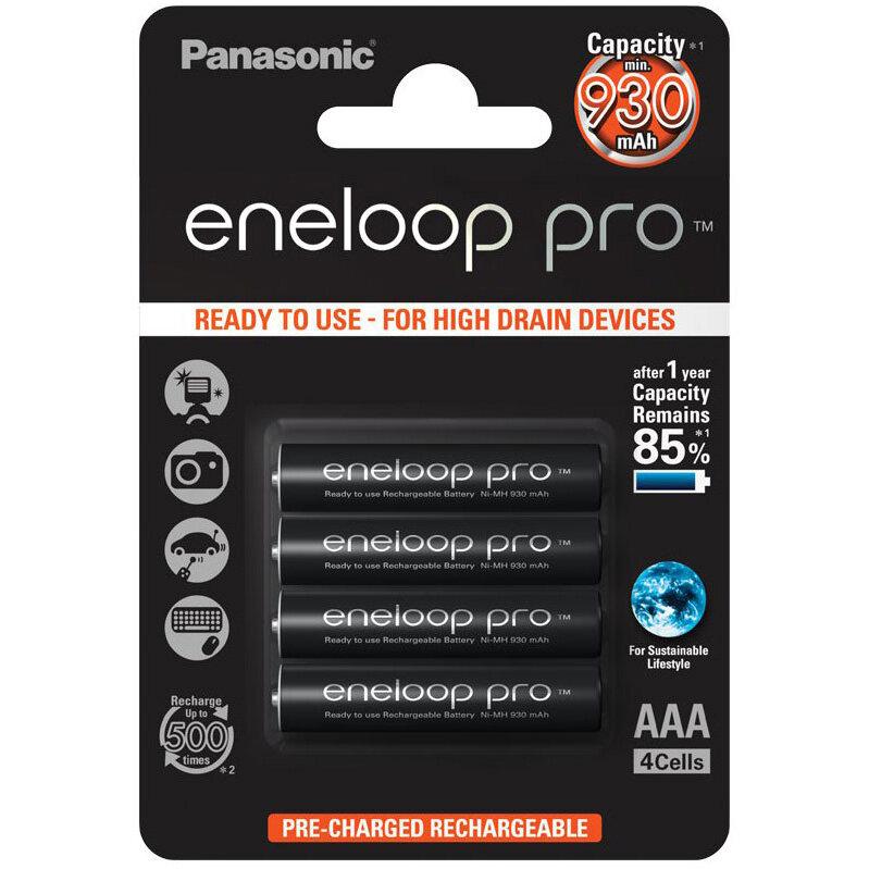 Акумулятор Panasonic Eneloop Pro AAA 930 mAh Ni-MH блістер 4 шт.
