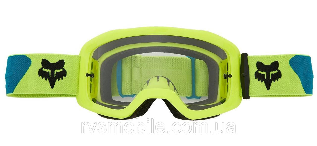 Маска кросова FOX MAIN II S GOGGLE Flo Yellow SAND