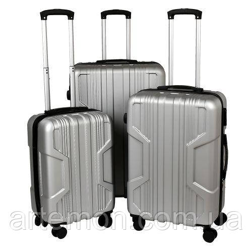 Валіза пластик 20/24/28'' 3шт/наб Stenson R33423-SL [Склад зберігання: Одеса №3]