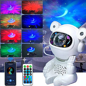 Лазерний нічник-проектор зоряного неба "Астронавт" XL-730 з пультом та Bluetooth (9594)