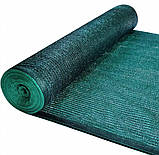 Затінювальна сітка для забору ТМ «Shadow» 110 г/м2 90% 1.5*10 м — сітка притінювальна в рулонах, зелена, від, фото 6