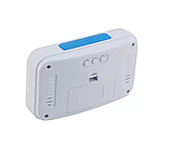 Годинник з будильником Kenko KK 9905 Blue, фото 3