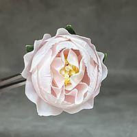 Бутон півонії 4 см, колір -світло-рожевий, арт 014735, поштучно, Світло-рожевий