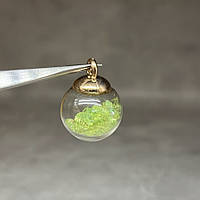 Підвіска-кулька, 15 мм, колір-салатовий, шт, Салатовий