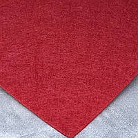 Фетр 2 мм, 20*30 см, колір- червоний, арт 013490, поштучно, Червоний