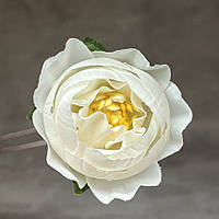 Бутон півонії 4 см, колір -білий, арт 016306, поштучно, Білий