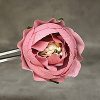 Бутон півонії 4 см, колір -темно-рожевий, арт 016308, поштучно, темно-рожевий