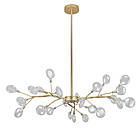 Підвісна сучасна люстра 918LP447-27 GD+CL, фото 2