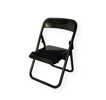 Підставка для телефону у вигляді розкладного стільця BLA 11 Чорний