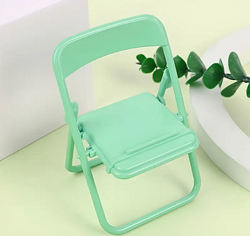 Підставка для телефону у вигляді розкладного стільця GRE19 Зелений