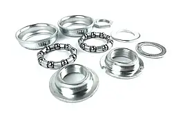 Набір чашок у каретку велосипеда типу American Срібляста ORG