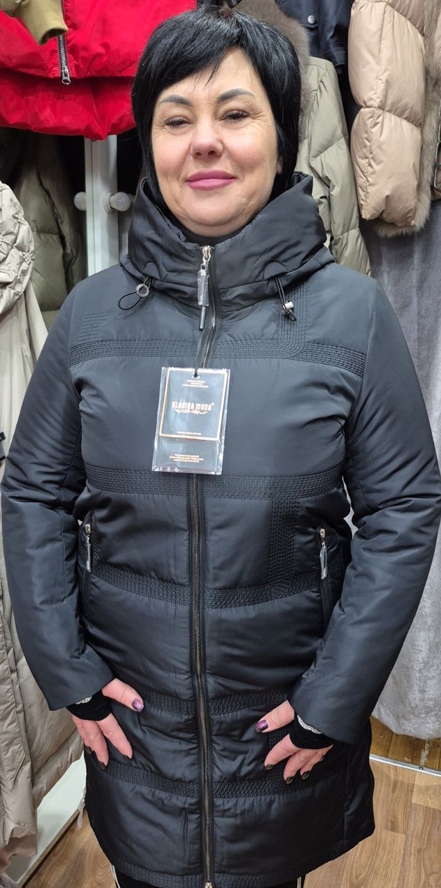 KLASIKA MODA 2428. Весна. Розміри: 48, 50, 52, 54, 56, 58. Батал. Чорний