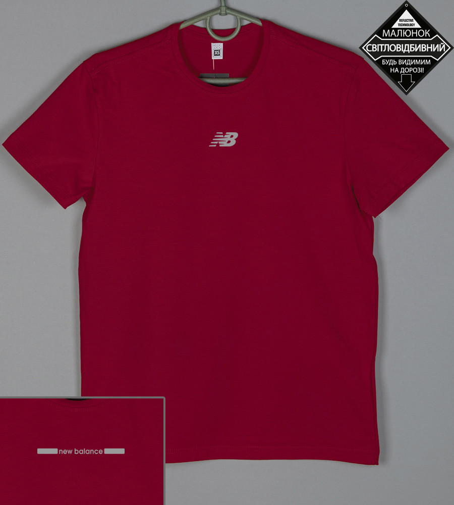 Футболка юніор New Balance Reflective 2423п (Уп.4шт XS, S), Червоний