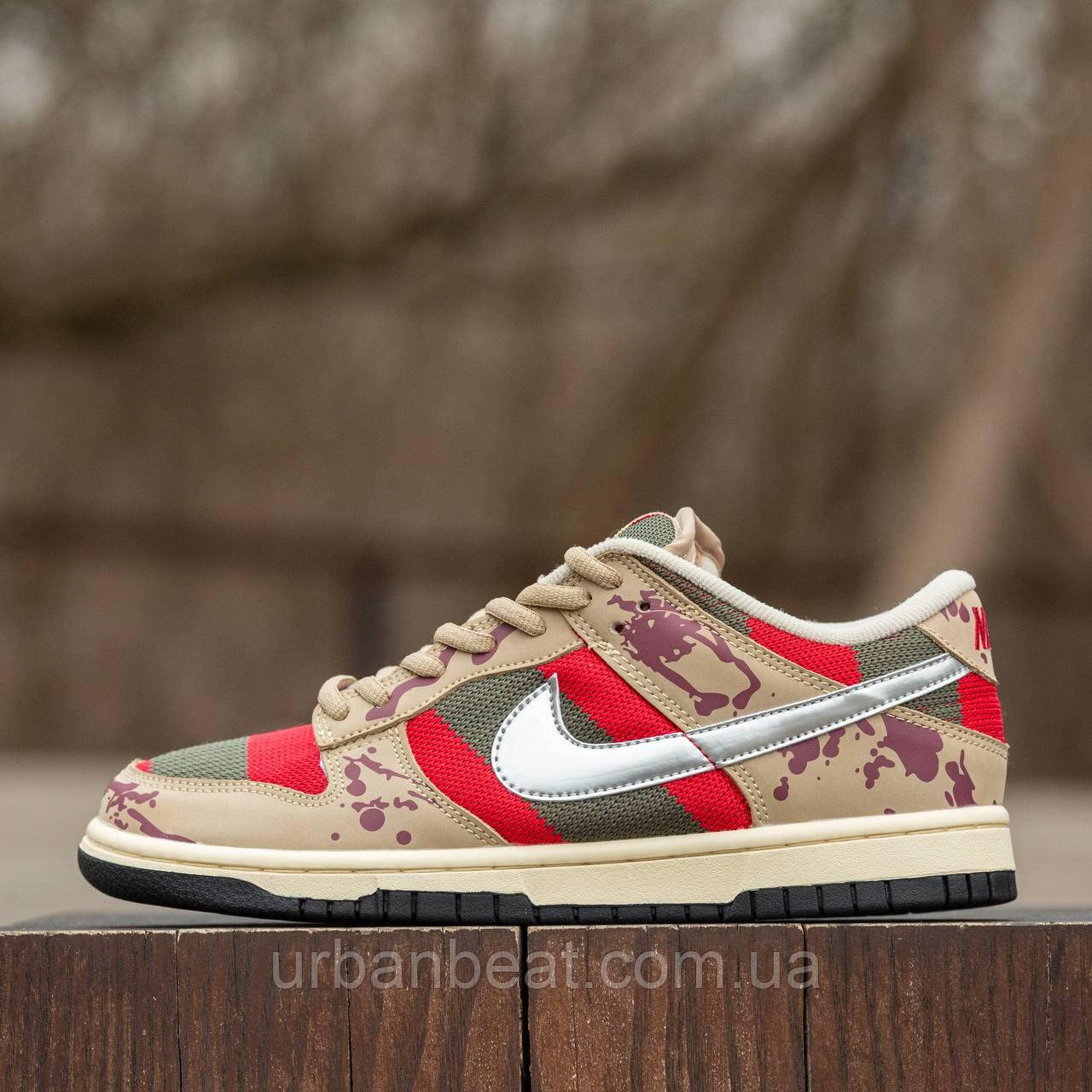 Чоловічі кросівки Nike SB Dunk Low Freddy Krueger, фото 1