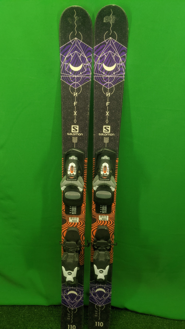 Гірські лижі Salomon NFX 110 см твін-тіп б/у