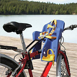 Дитяче велосипедне крісло Mini T-812, 5-точкові ремені, до 15 кг, сертифікат.