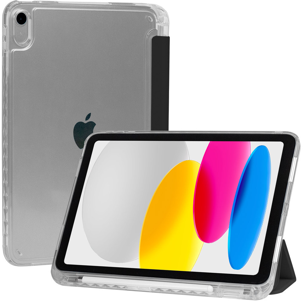 Чохол Galeo Acrylic Trifold з відсіком для стилуса для Apple iPad 11 (2025) / iPad 10 10.9" (2022) Black, фото 1