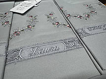 Постільна білизна в подарунковій упаковці Laura Grand - Dimitra Grey, фото 5