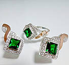 Срібний набір з золотими накладками, фото 2