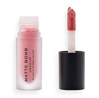 Матова помада для губ Makeup Revolution Matte Bomb Liquid Lipstick Fancy Pink, 4.6 г
