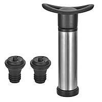 Вакуумний насос з пробками для викачування повітря з пляшки вина №2189