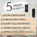 Warmly W300 електрокотел 4,5 кВт з насосом та групою безпеки, фото 4