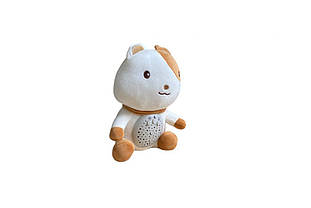 Іграшка собачка коргі нічник-проектор (з музикою)