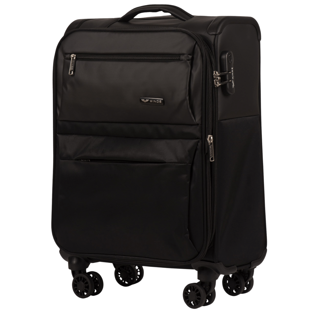 Мала (S) валіза Wings LN01 ручна кладь Чорна