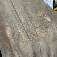 Турецький комплект оксамитових штор на тасьмі  Розмір 200х290см  Колір теплий беж