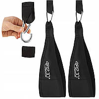 Петлі підвісні (Береша) 4FIZJO AB Sling Straps Black (P-5905973402309)