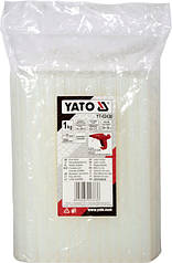 Стрижень клейовий YATO : безбарвний Ø=11.2 мм L=200 мм уп. 50 шт. (1 кг) YT-82430