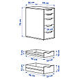 Письмовий стіл ANFALLARE/ALEX   IKEA 894.177.45, фото 8